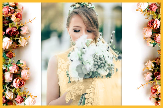 Image of bride ready for her wedding