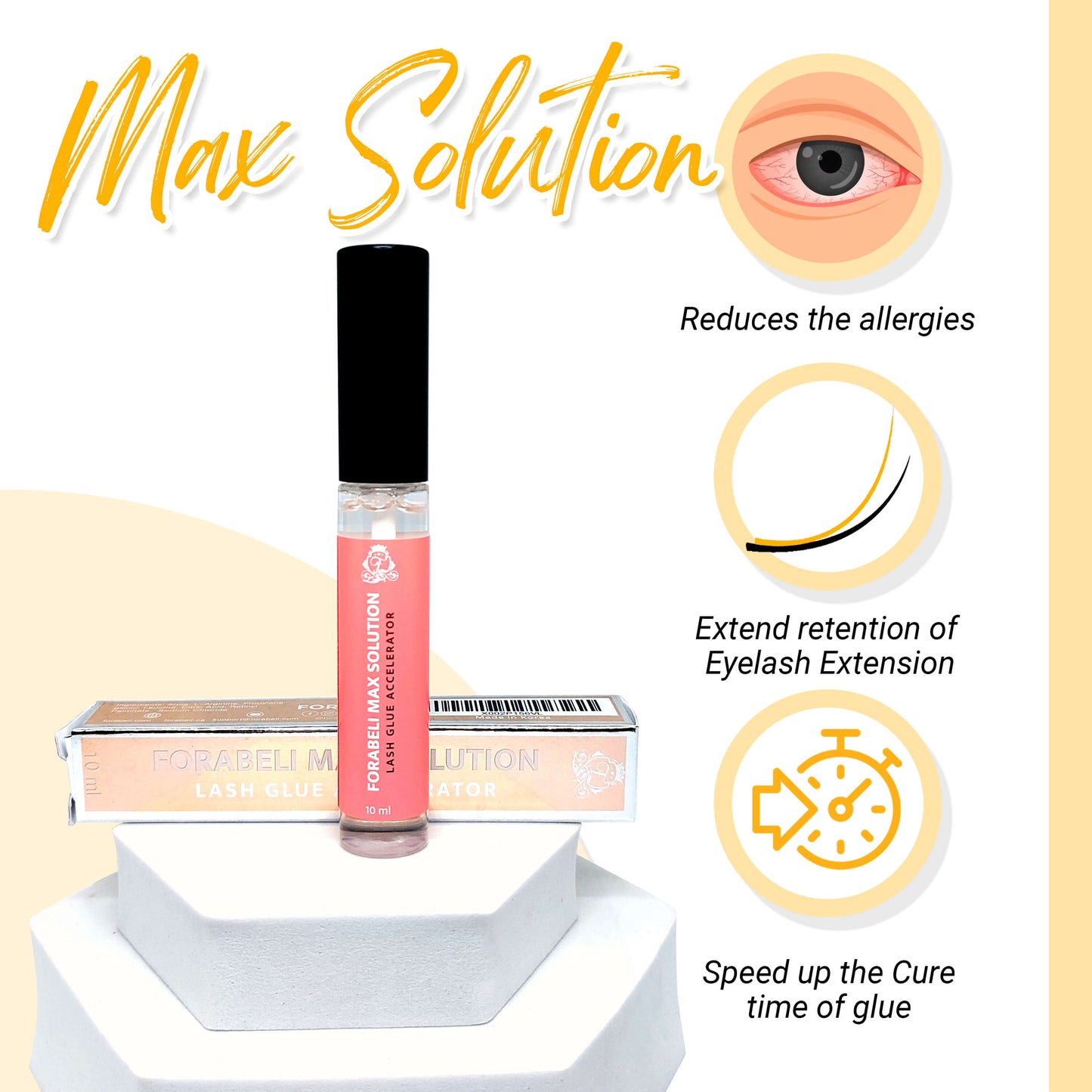 Forabeli Max Solution For Eyelash Extension