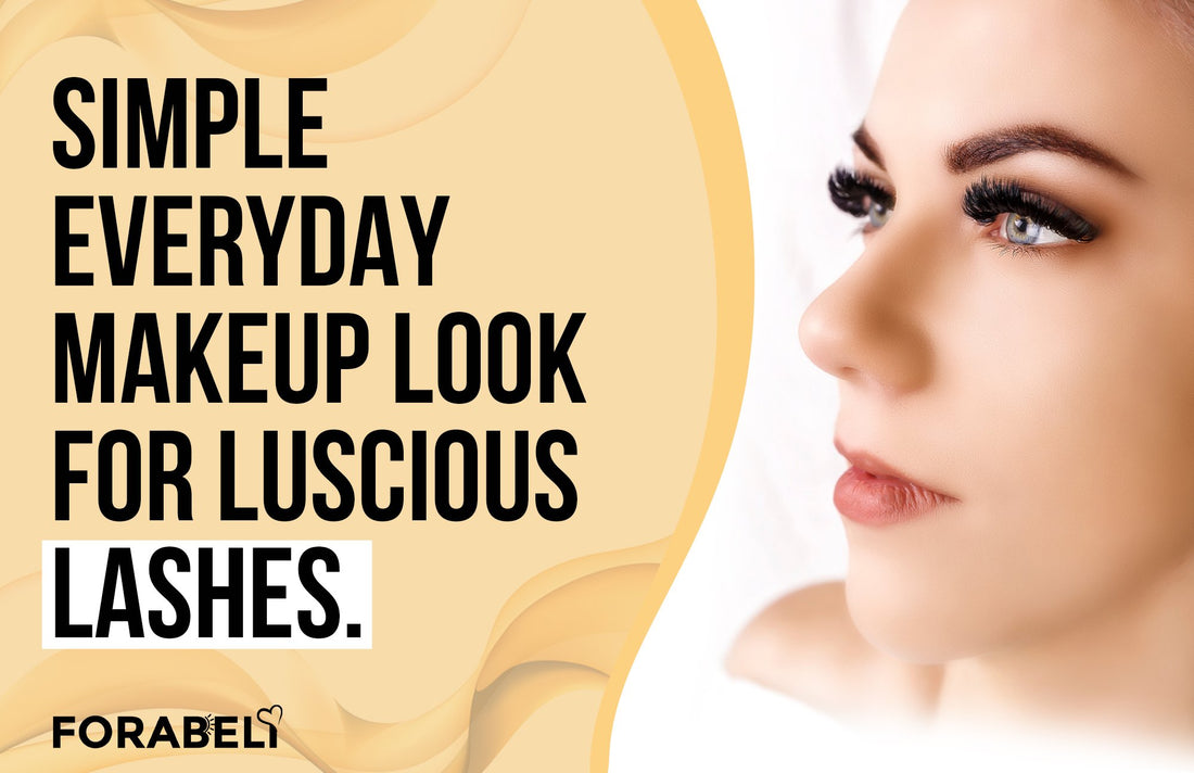 Everyday Makeup Look for Luscious Lash Extensions
