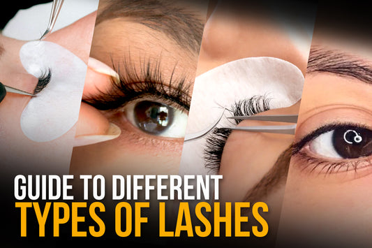 Image of a woman ready to make eyelash extension depending on the curls, types and lengths that will suit you. 