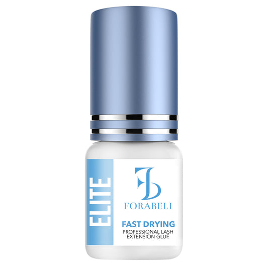 Elite Fast-Drying Eyelash Extension Glue – 1s Dry Time, 7-Week Retention, Waterproof, Black