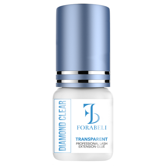 Diamond Clear Eyelash Extension Glue – 2–3s Dry Time, 6-Week Retention, Waterproof, Transparent