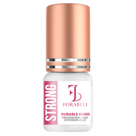 Strong Hold Eyelash Extension Glue – 2–3s Dry Time, 6-Week Retention, Waterproof, Black