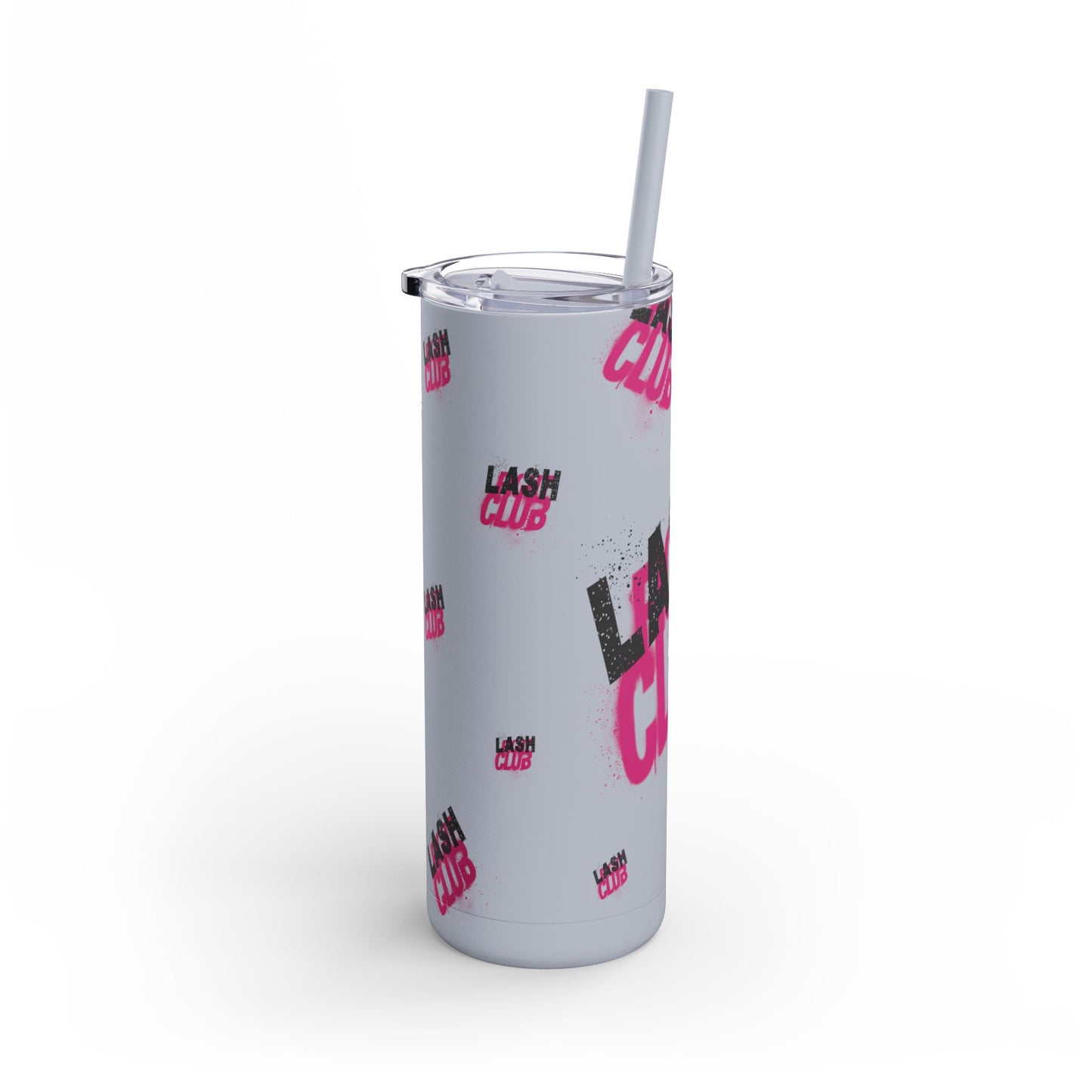 Lash Code | What happens in the salon stays in the salon | Tumbler with Straw | Stainless Steel Tumbler | Skinny Tumbler hot & cold drinks | Tumbler with all around print | Skinny Matte Tumbler, 20oz