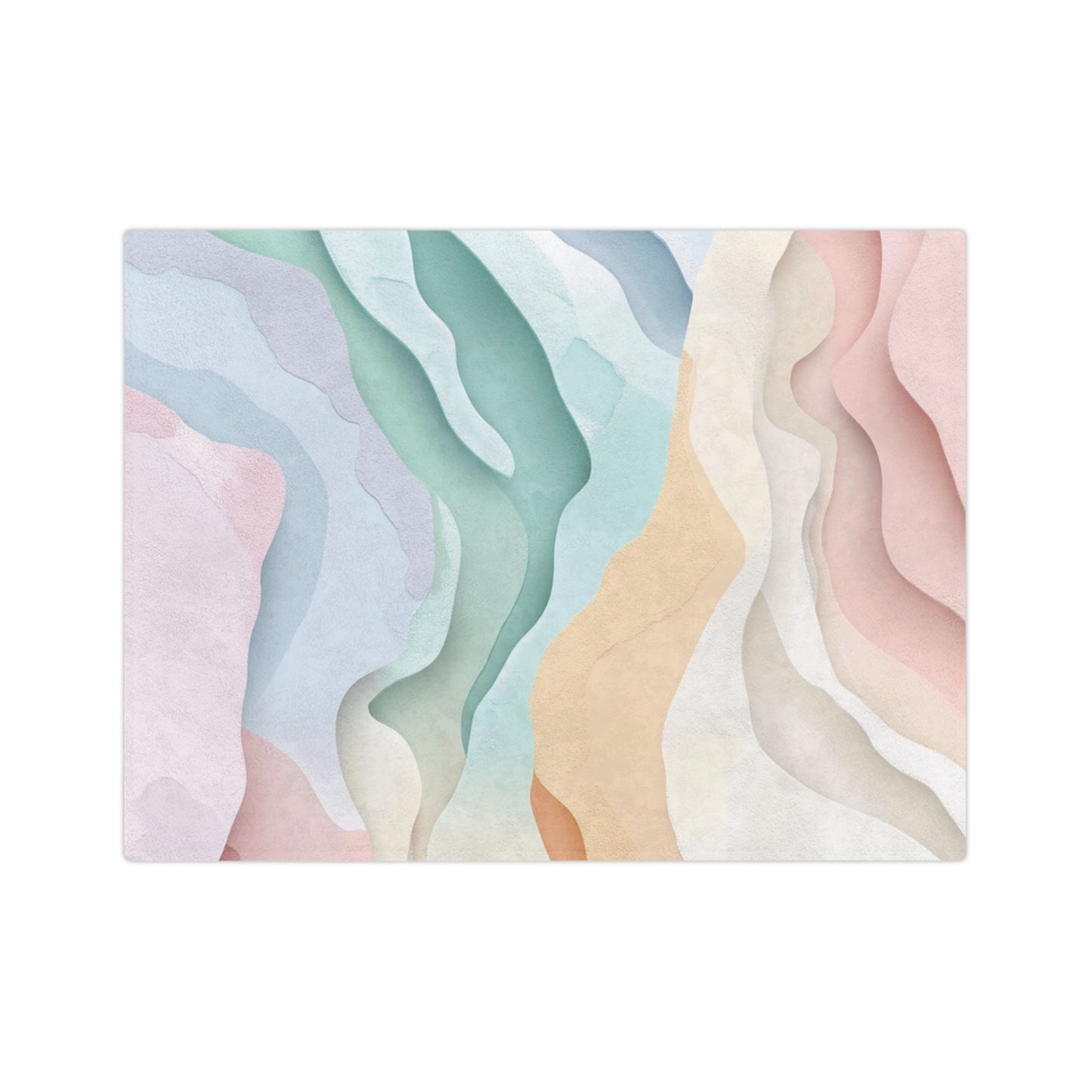 Pastel Cuts | Velveteen Microfiber Blanket