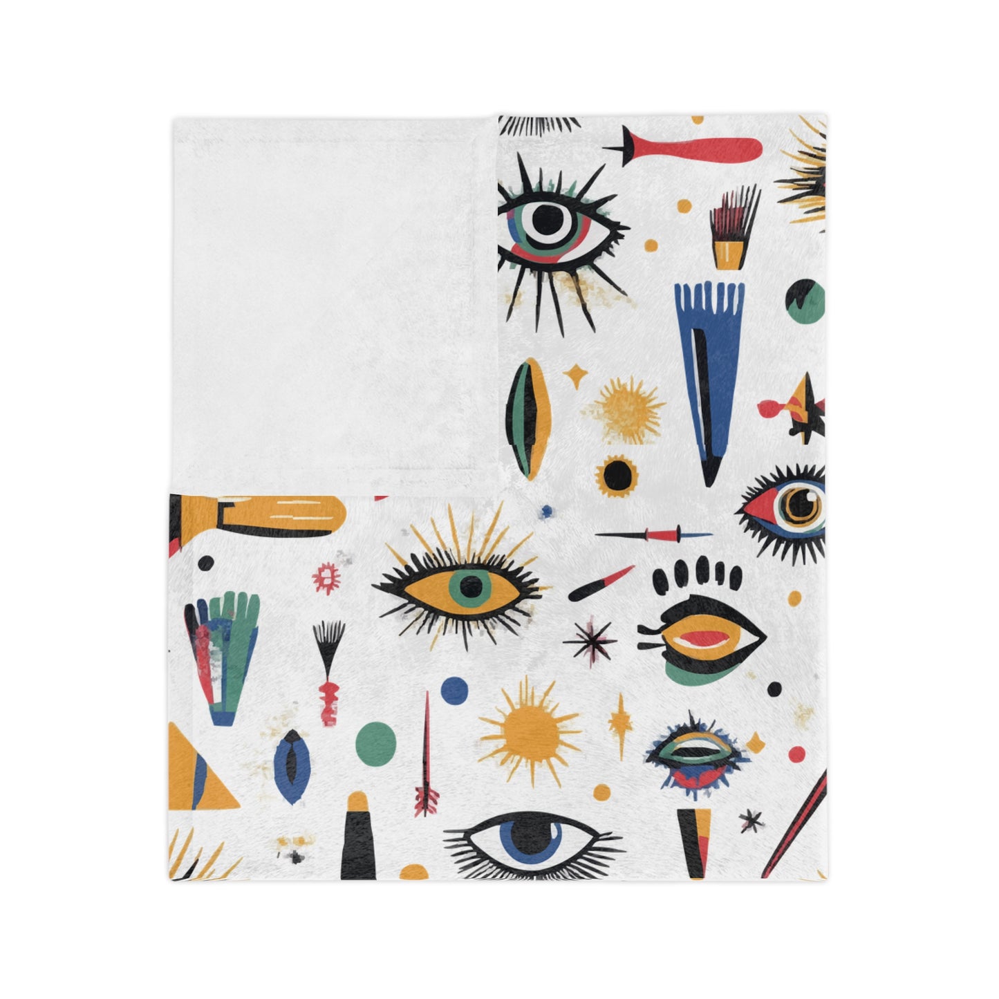 Abstract Eyelash tools | Velveteen Microfiber Blanket