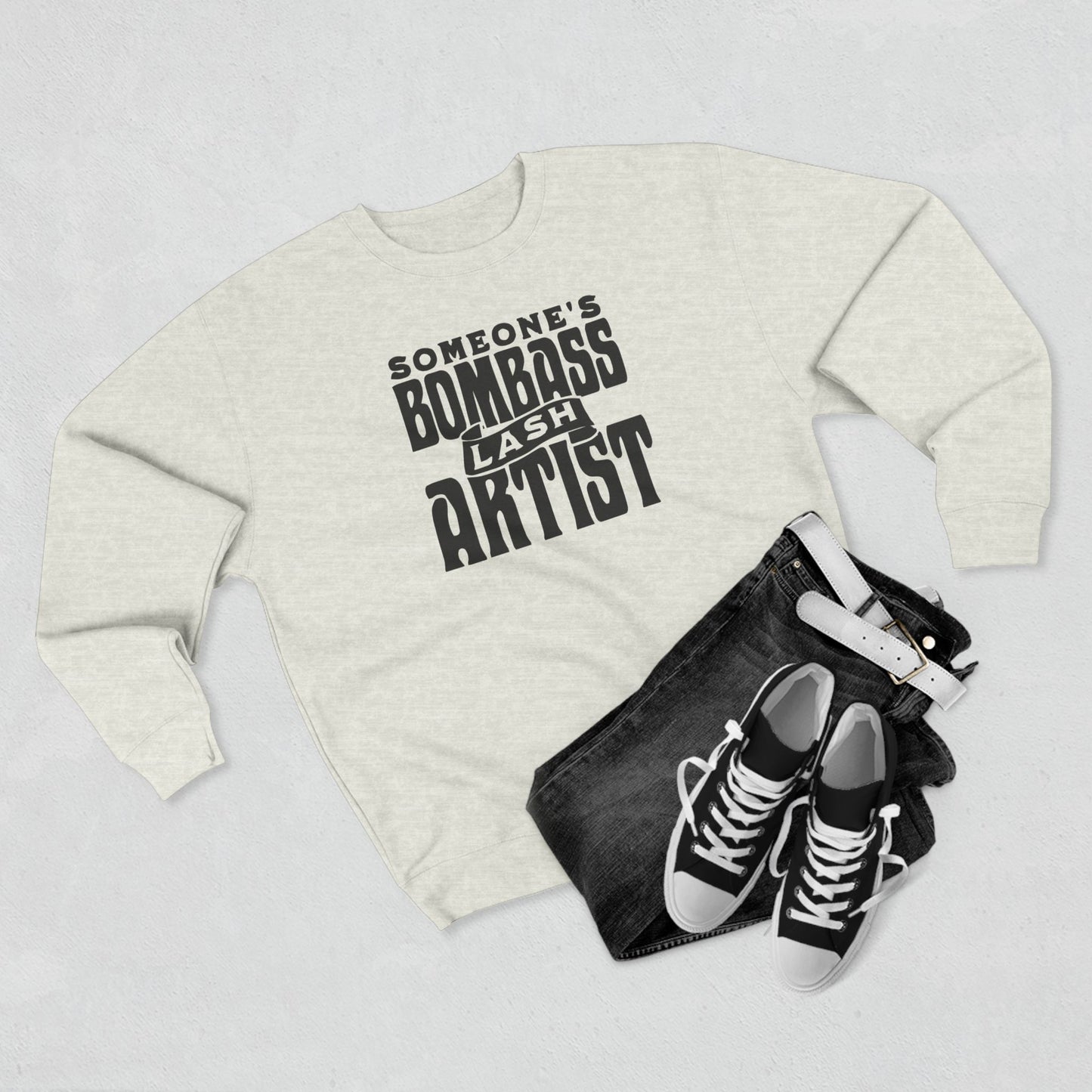 Someone's Bombass Lash Artist | Unisex Crewneck Sweatshirt