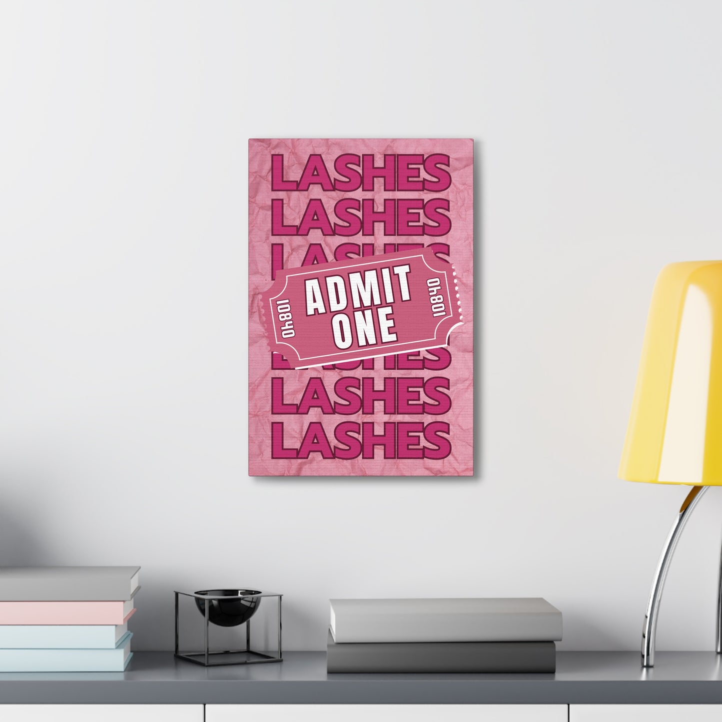 Canvas Gallery Wraps | LASHES ADMIT ONE