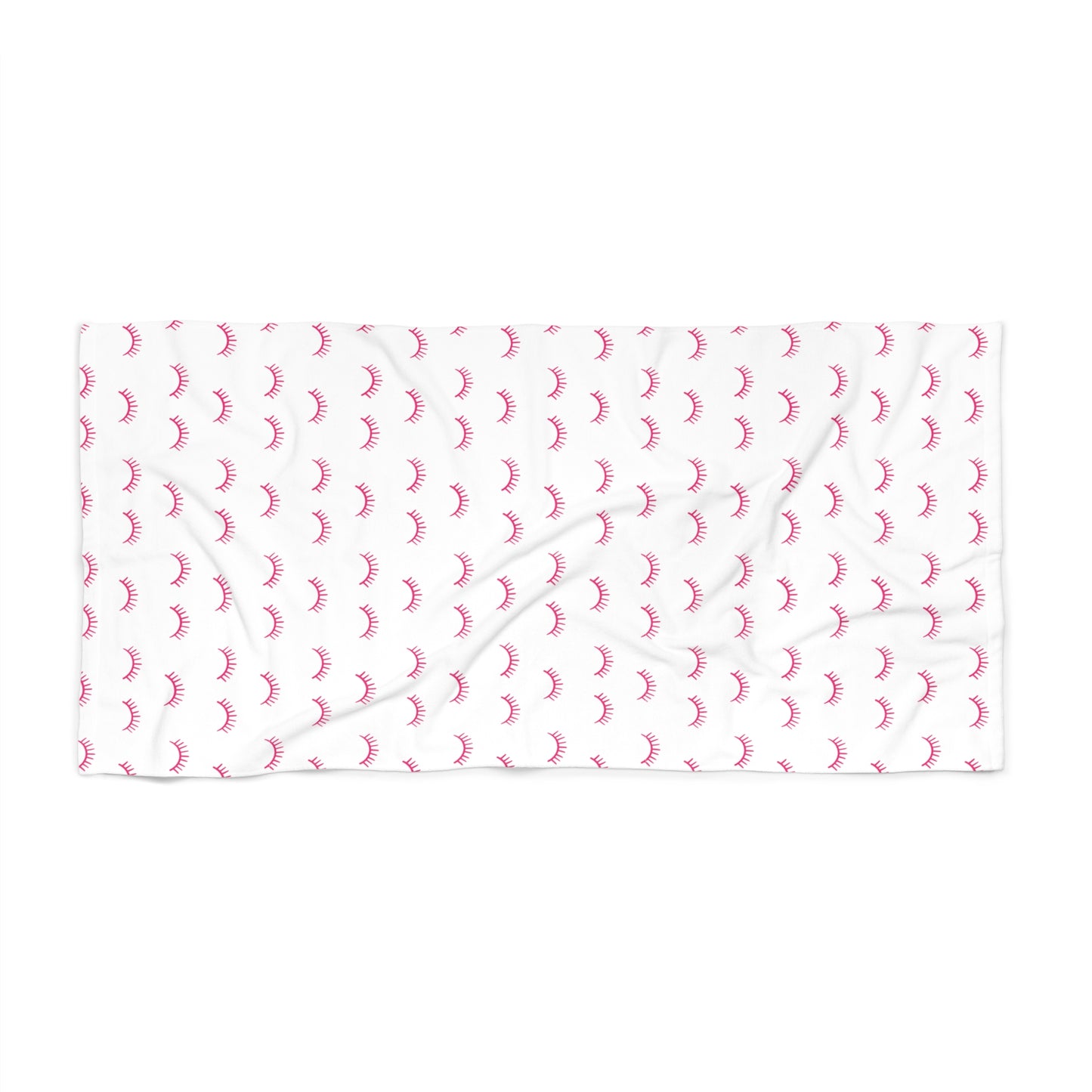 Eyelash Pink Pattern | Beach Towel