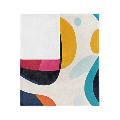 Pastel Patterns | Velveteen Microfiber Blanket