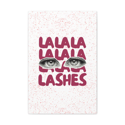 Lalala Lashes | Canvas Gallery Wraps