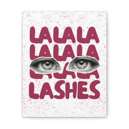 Lalala Lashes | Canvas Gallery Wraps