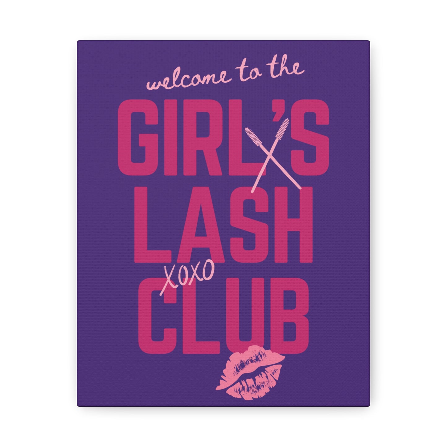 Canvas Gallery Wraps | Welcome to the Girl's Lash Club