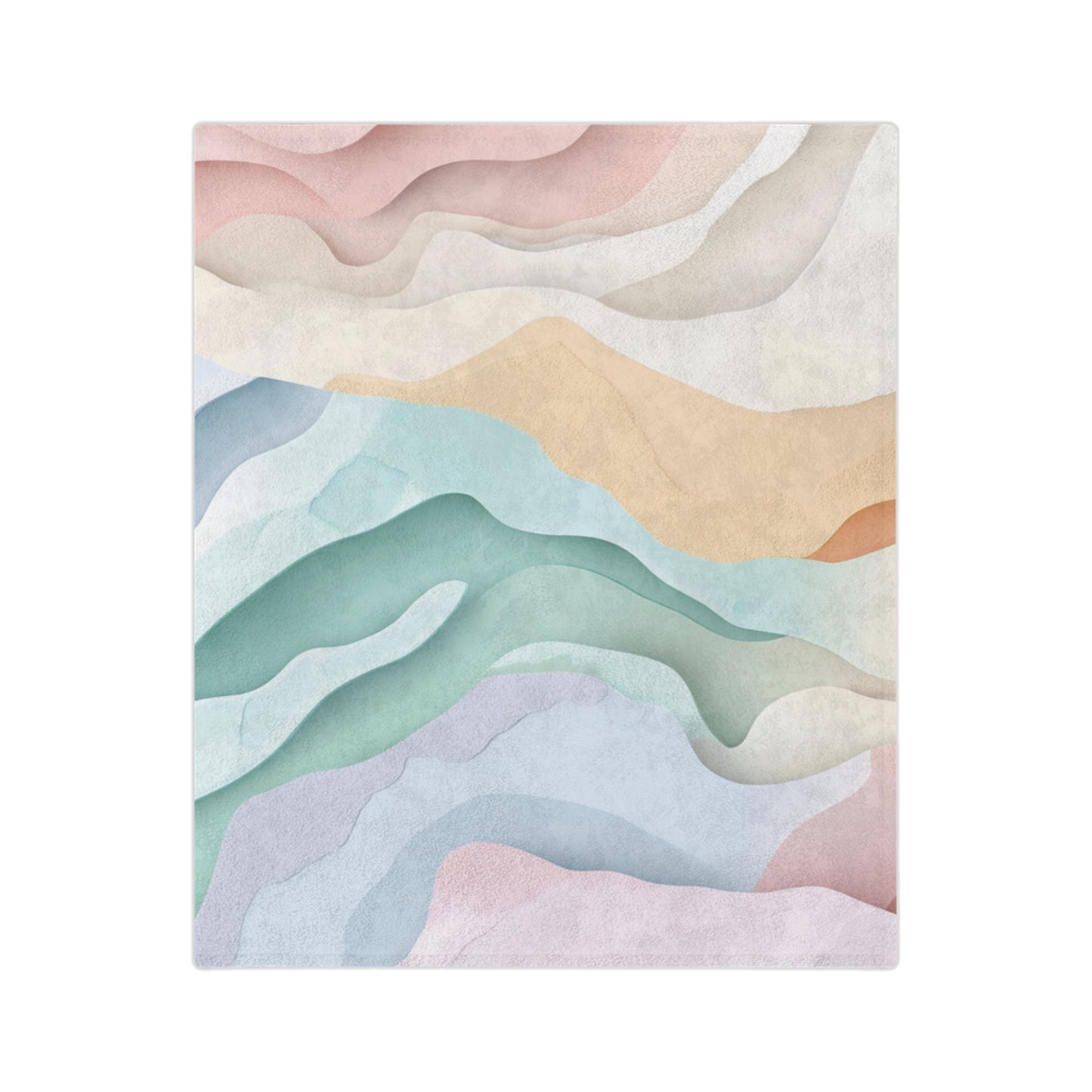 Pastel Cuts | Velveteen Microfiber Blanket