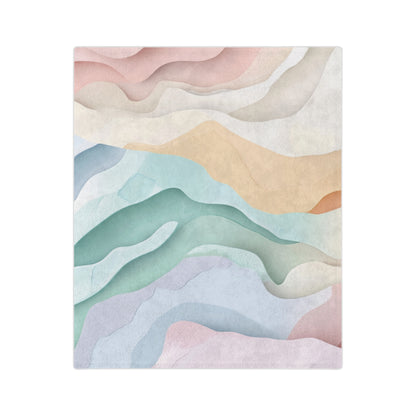 Pastel Cuts | Velveteen Microfiber Blanket