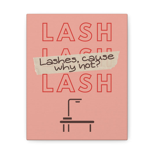 Canvas Gallery Wraps | Lashes, cause why not?