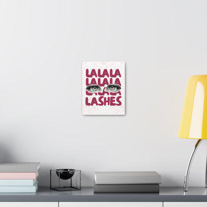 Lalala Lashes | Canvas Gallery Wraps