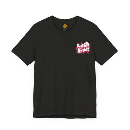 Lash Artist Pink Text | Unisex Jersey Short Sleeve Tee