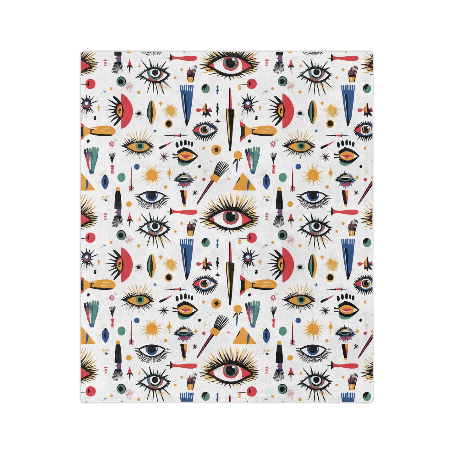 Abstract Eyelash tools | Velveteen Microfiber Blanket