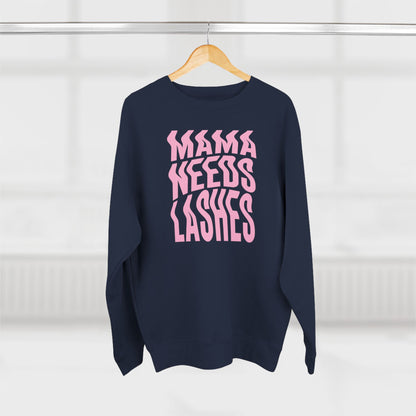 Mama Needs Lashes | Unisex Crewneck Sweatshirt