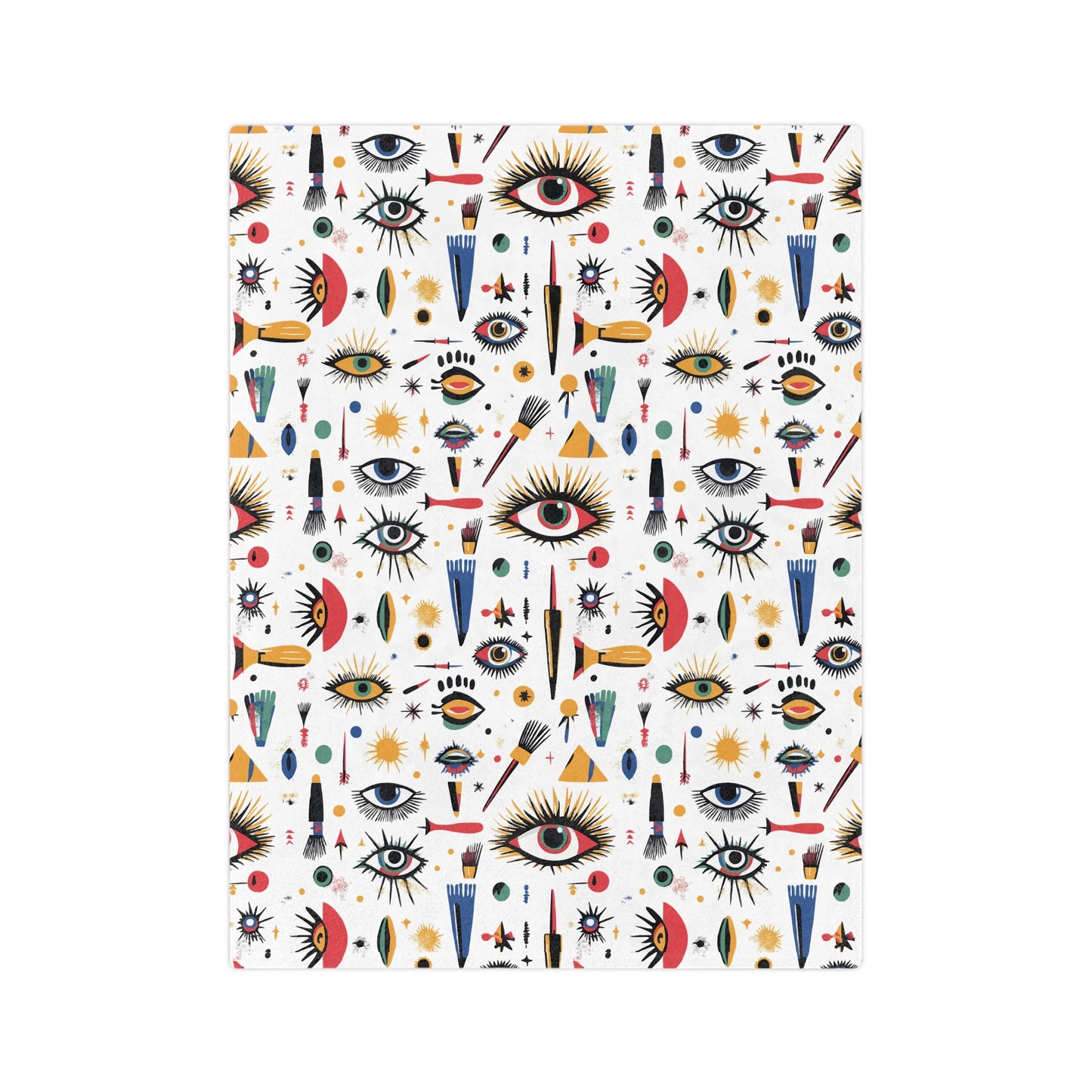 Abstract Eyelash tools | Velveteen Microfiber Blanket