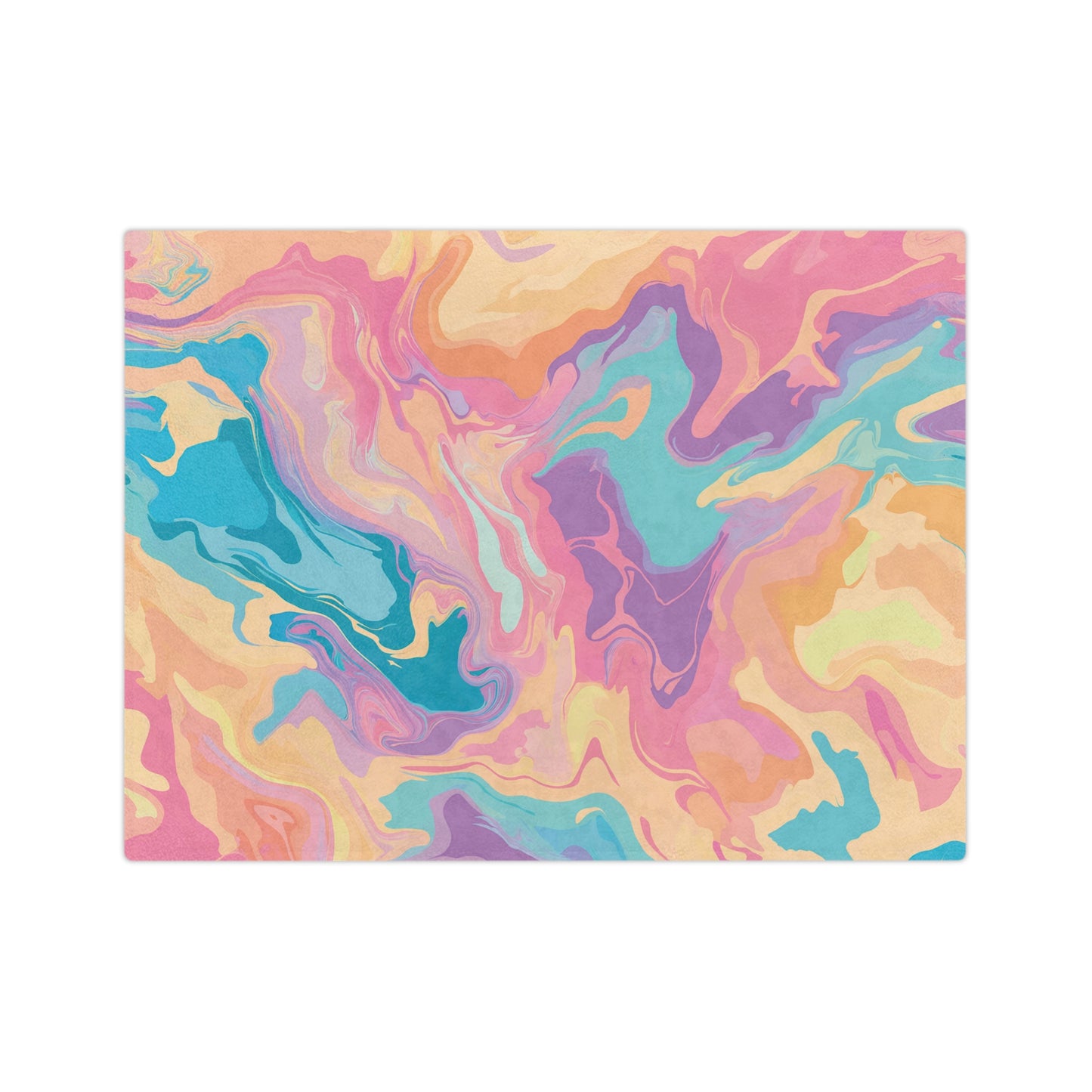 Abstract Pastel Patterns | Velveteen Microfiber Blanket