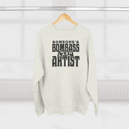 Someone's Bombass Lash Artist | Unisex Crewneck Sweatshirt