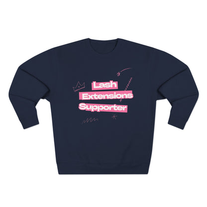 Lash Extensions Supporter | Unisex Crewneck Sweatshirt