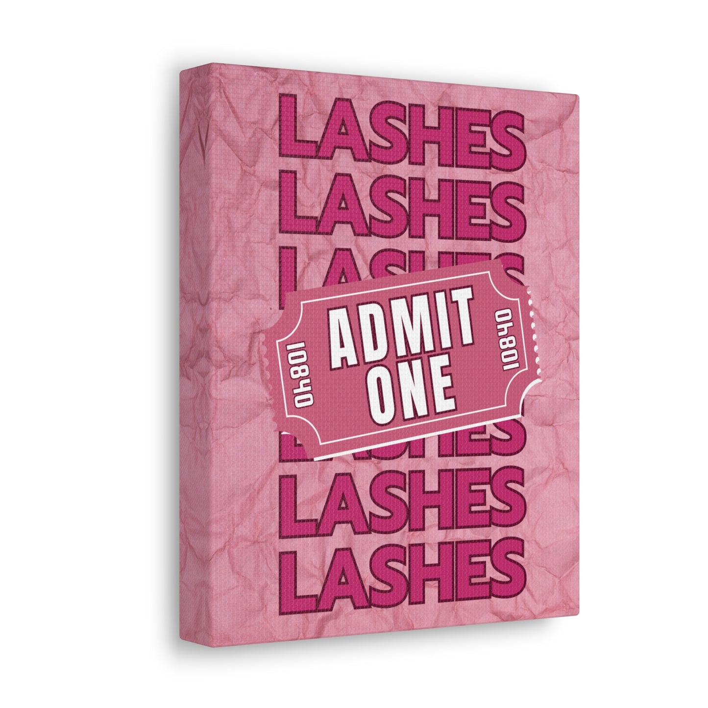 Canvas Gallery Wraps | LASHES ADMIT ONE