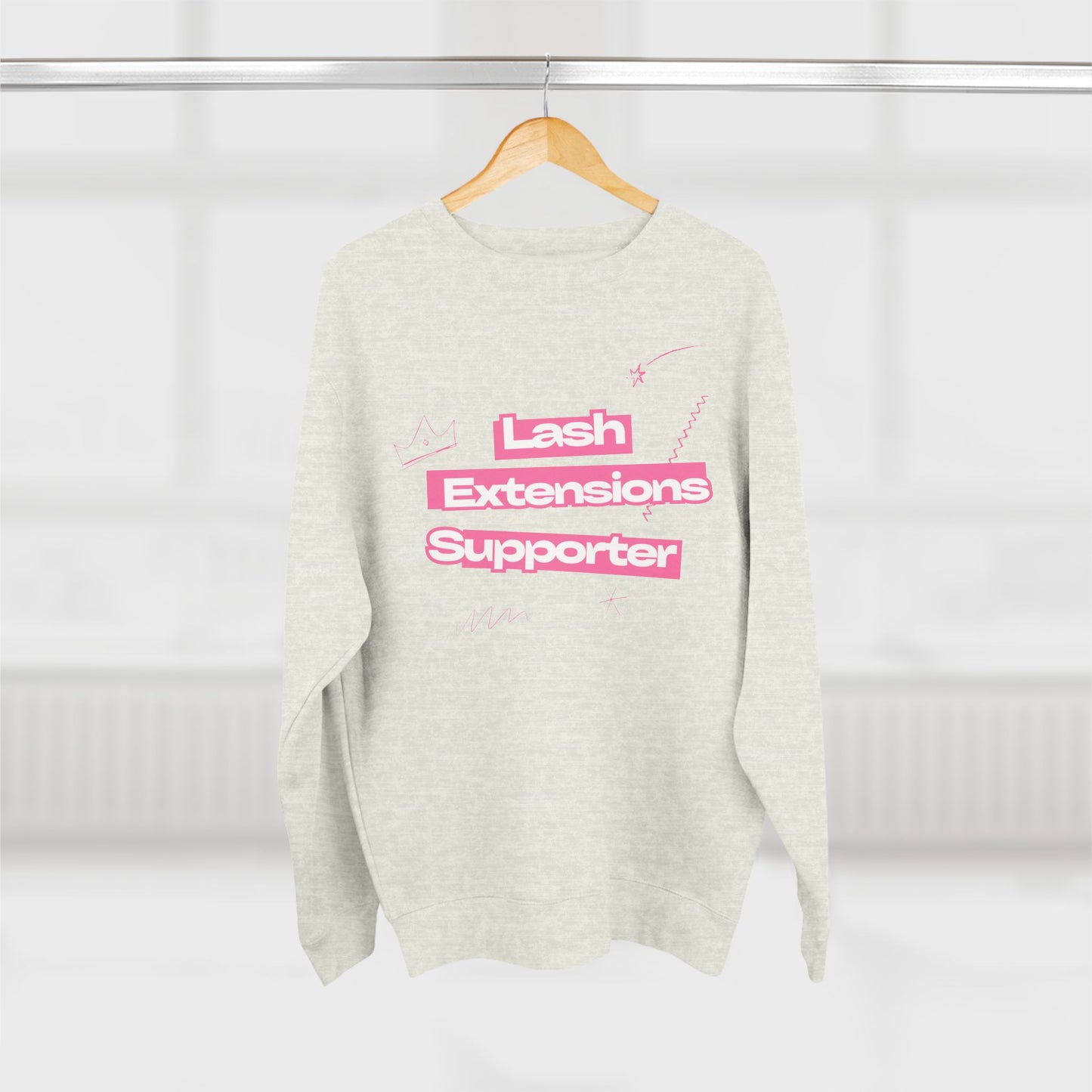 Lash Extensions Supporter | Unisex Crewneck Sweatshirt