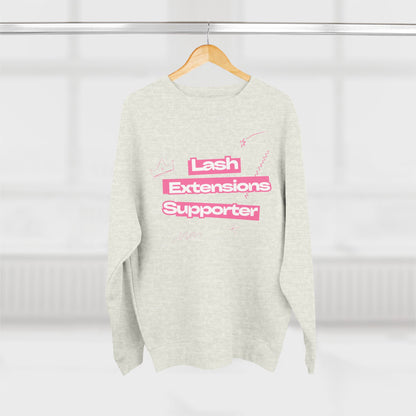 Lash Extensions Supporter | Unisex Crewneck Sweatshirt