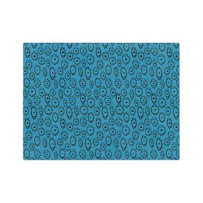 Eye doodles | Velveteen Microfiber Blanket