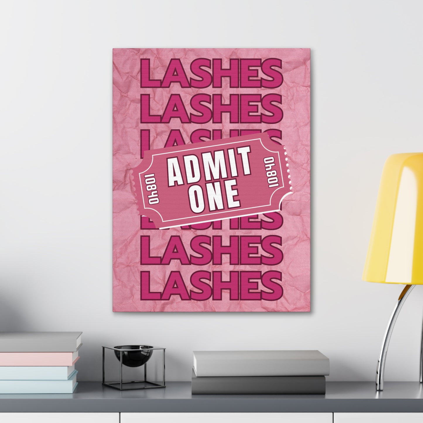 Canvas Gallery Wraps | LASHES ADMIT ONE