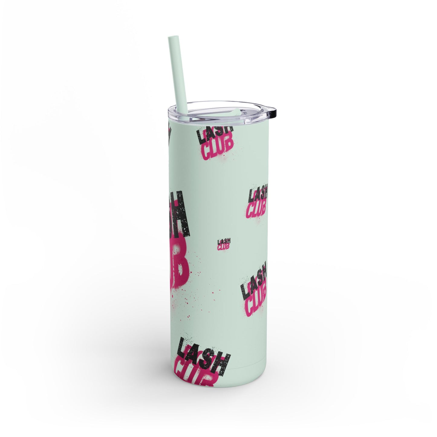 Lash Code | What happens in the salon stays in the salon | Tumbler with Straw | Stainless Steel Tumbler | Skinny Tumbler hot & cold drinks | Tumbler with all around print | Skinny Matte Tumbler, 20oz