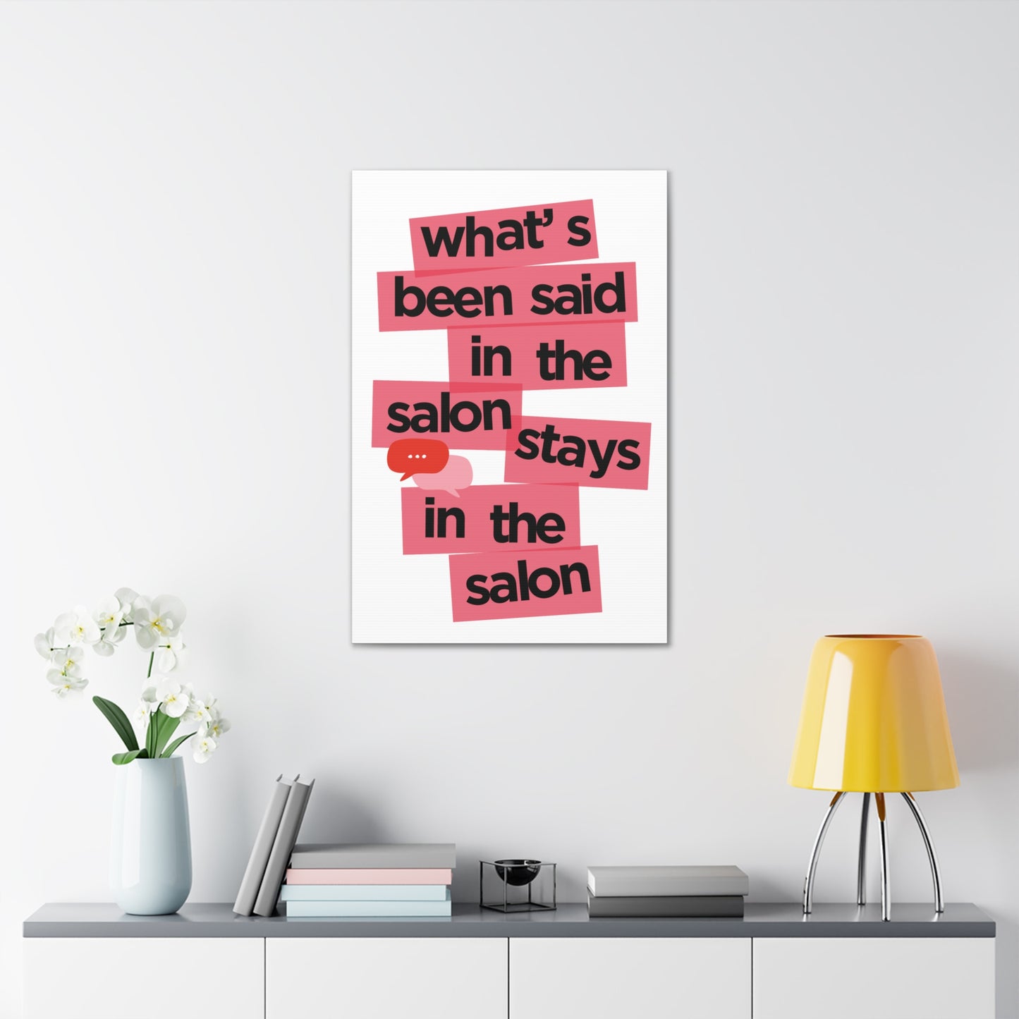 Canvas Gallery Wraps | What's said in the salon stays in the salon