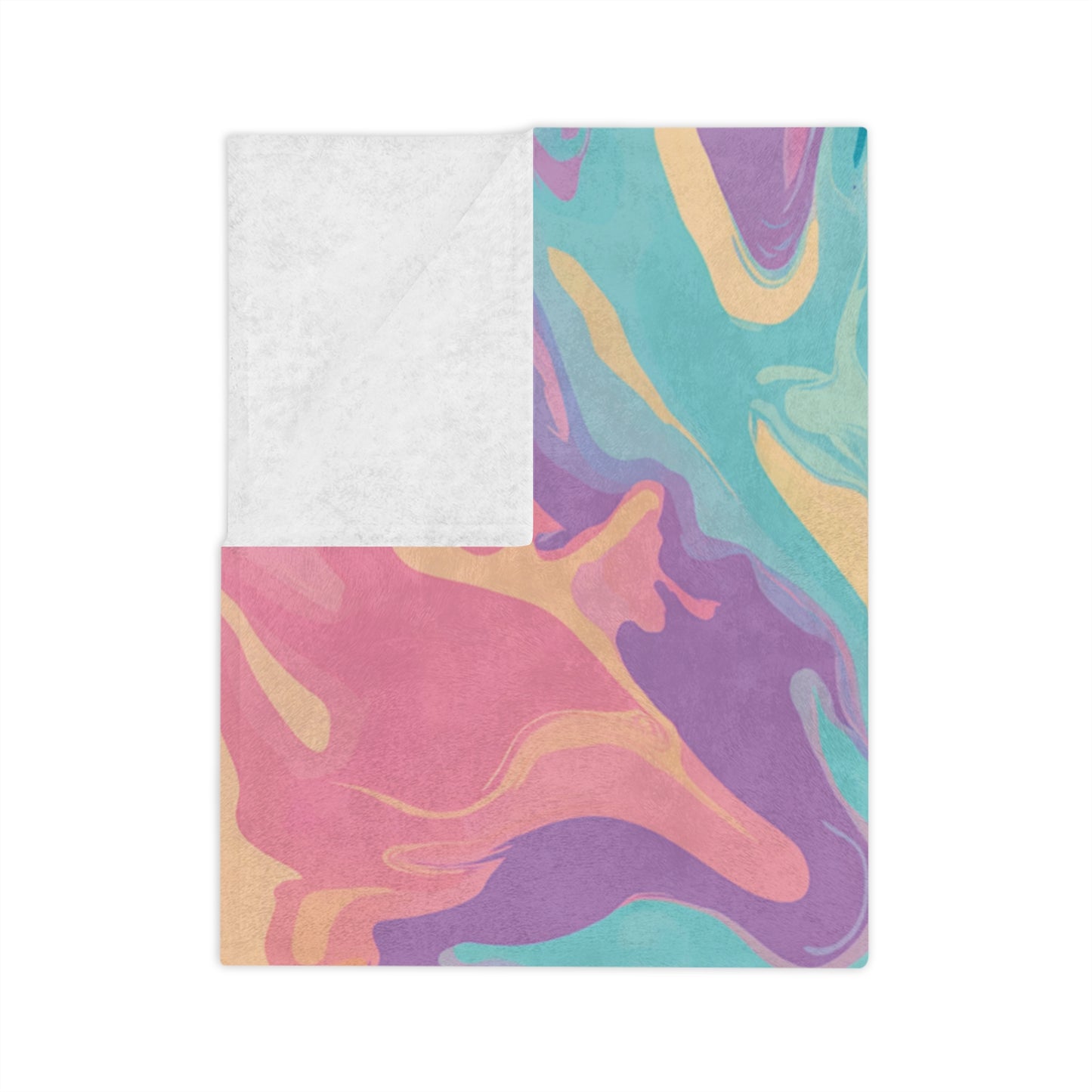 Abstract Pastel Patterns | Velveteen Microfiber Blanket