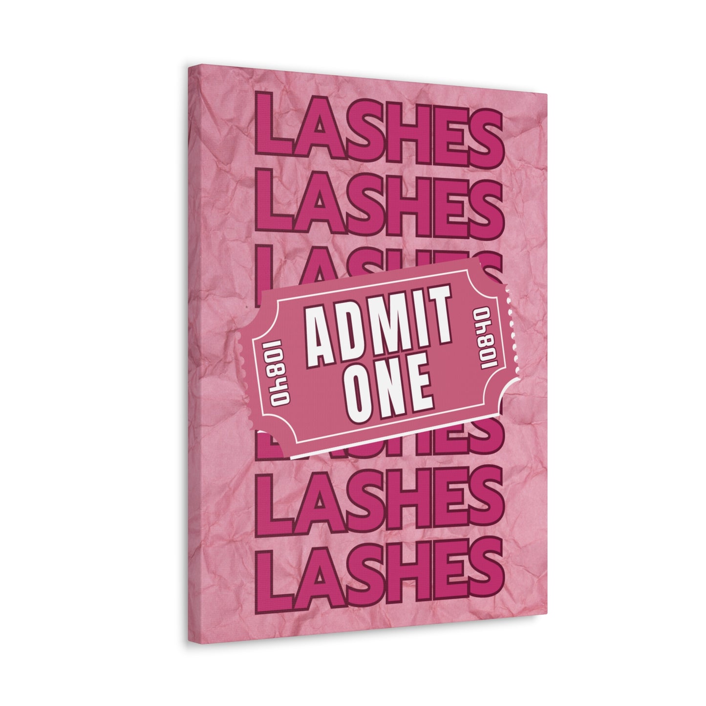 Canvas Gallery Wraps | LASHES ADMIT ONE