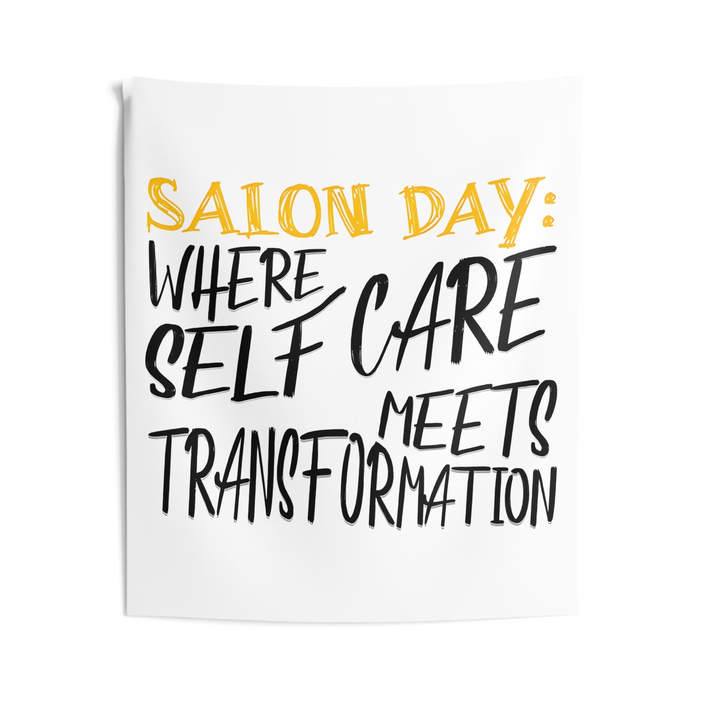 Salon Day: Where selfcare meets transformation | Indoor Wall Tapestries