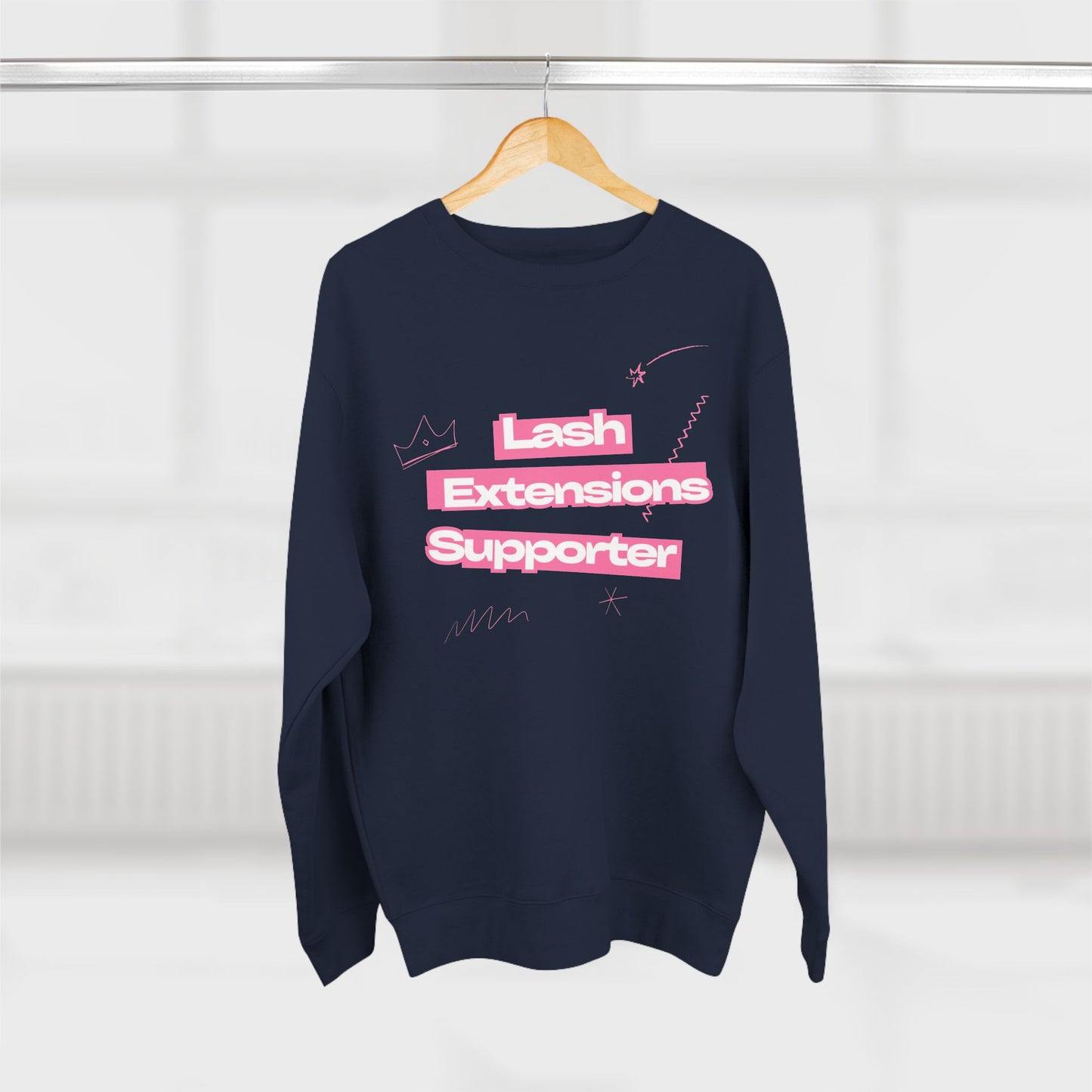 Lash Extensions Supporter | Unisex Crewneck Sweatshirt