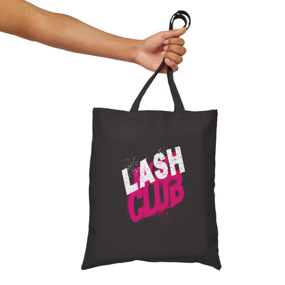 Cotton Canvas Tote Bag | Lash Club Fight Club | sac fourre-tout | Lash Extensions | Reusasble Bag | Black Tote Bag | White Tote Bag