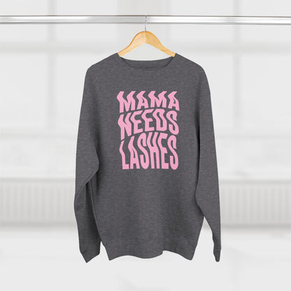 Mama Needs Lashes | Unisex Crewneck Sweatshirt