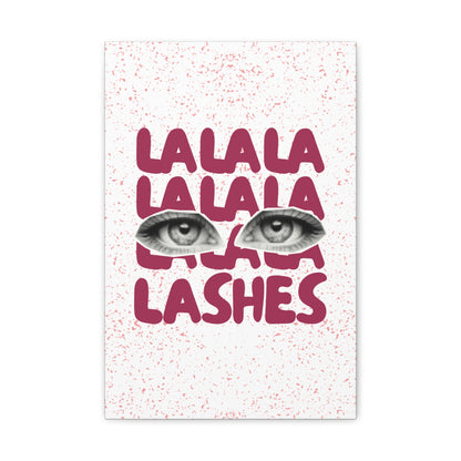 Lalala Lashes | Canvas Gallery Wraps