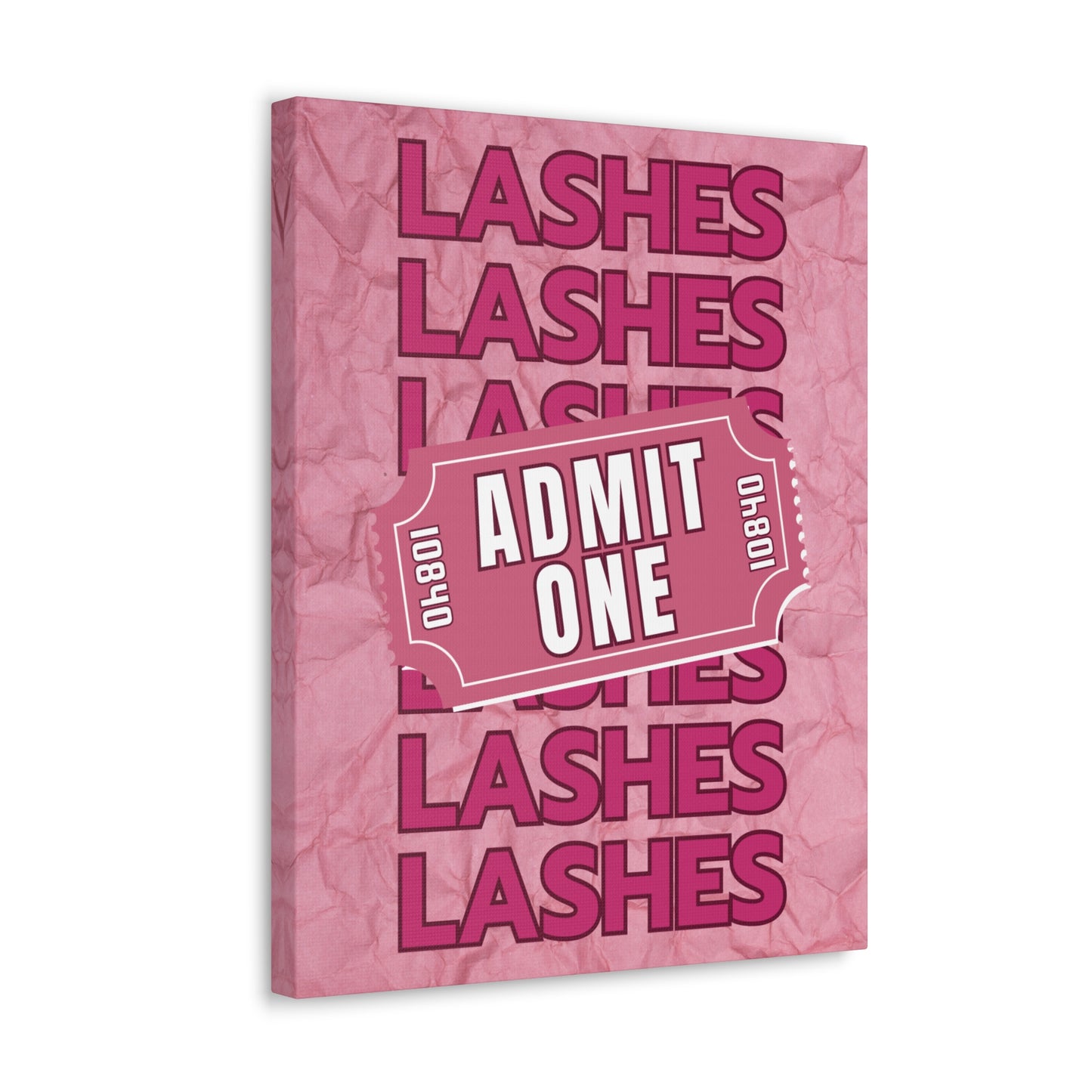 Canvas Gallery Wraps | LASHES ADMIT ONE