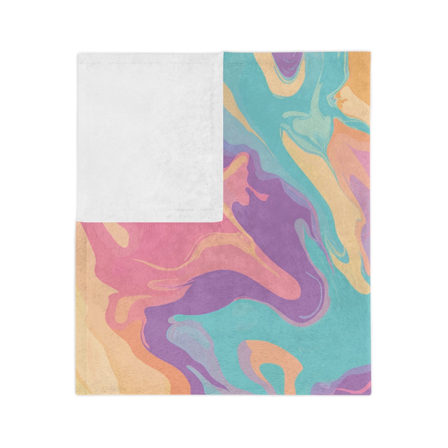 Abstract Pastel Patterns | Velveteen Microfiber Blanket