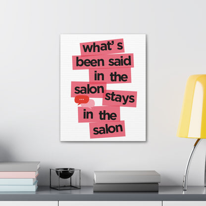 Canvas Gallery Wraps | What's said in the salon stays in the salon