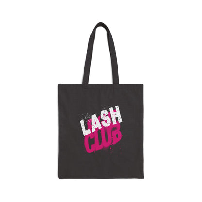 Cotton Canvas Tote Bag | Lash Club Fight Club | sac fourre-tout | Lash Extensions | Reusasble Bag | Black Tote Bag | White Tote Bag