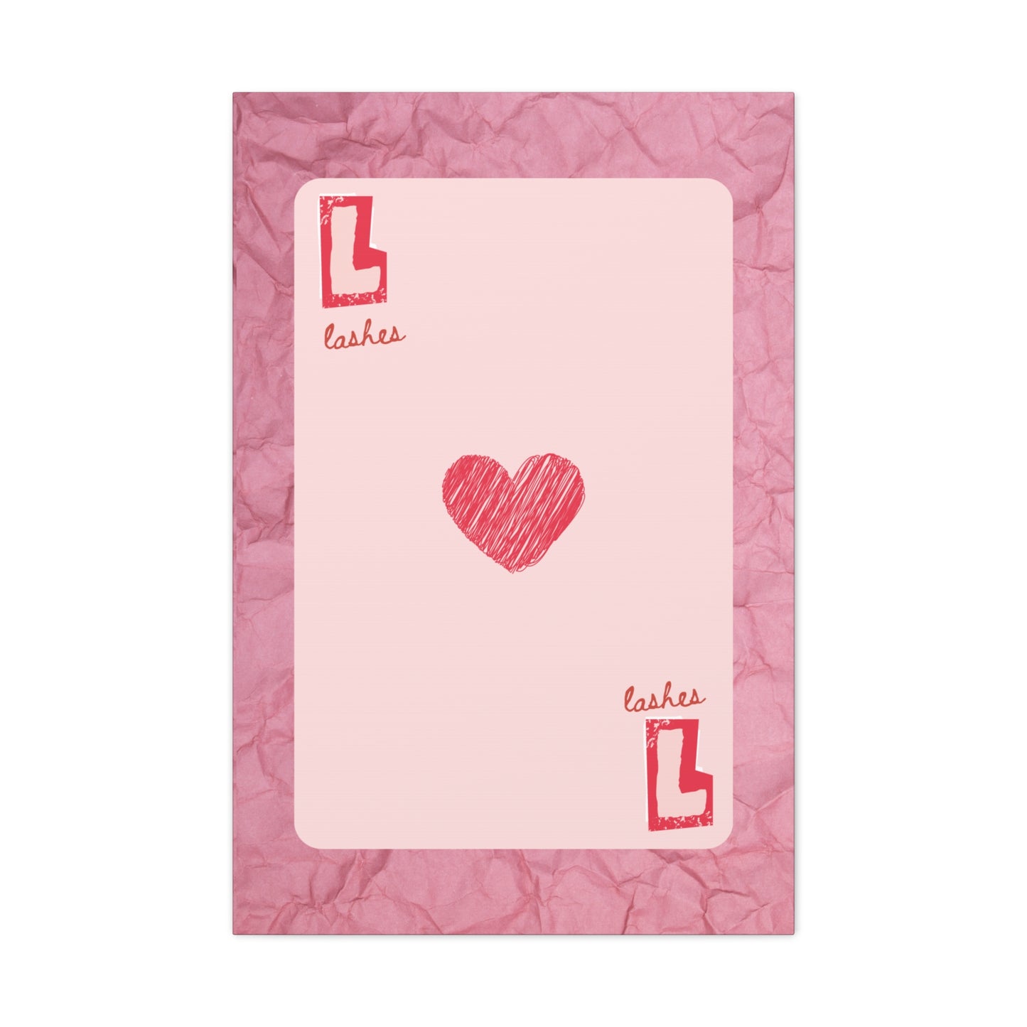 Lash Card | Canvas Gallery Wraps