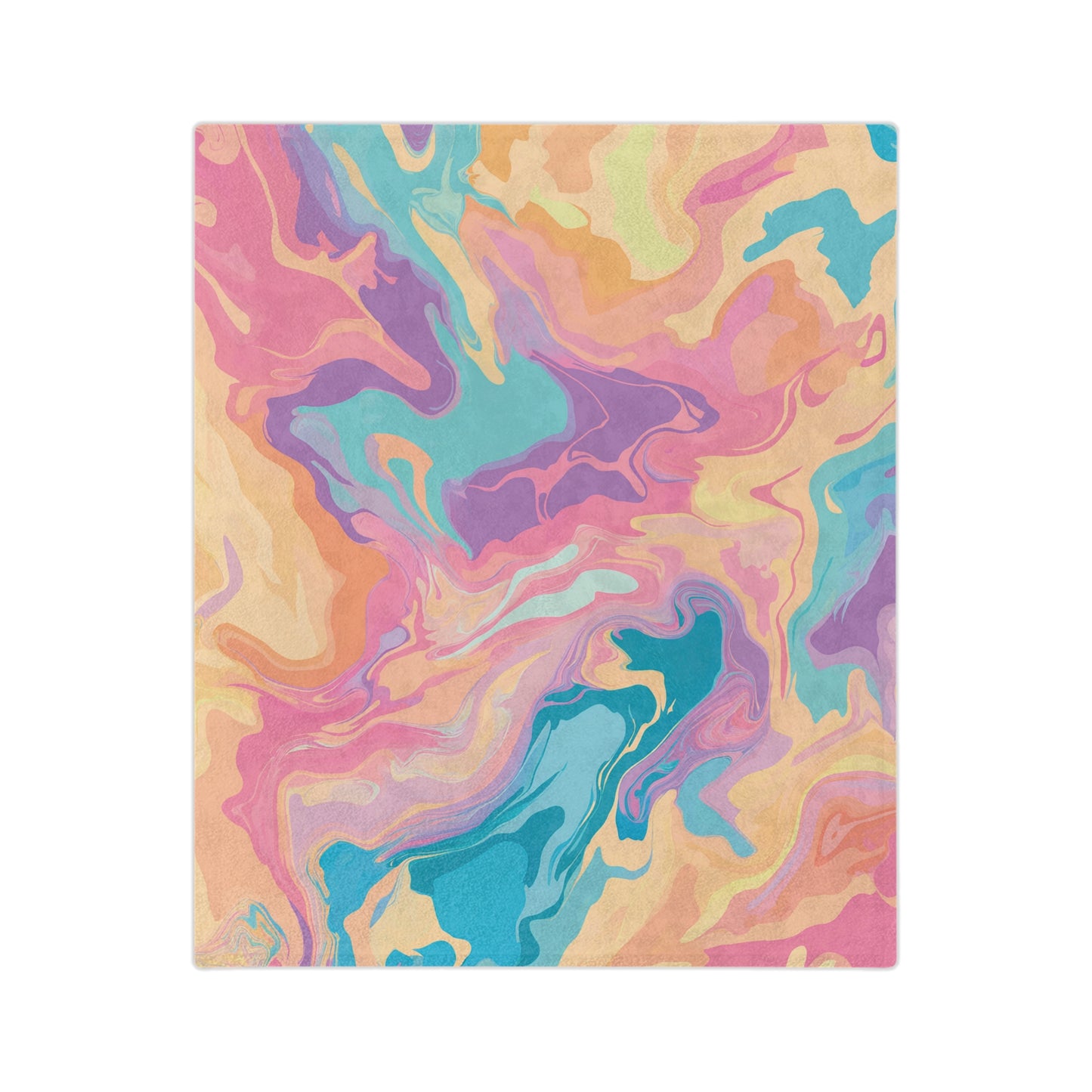 Abstract Pastel Patterns | Velveteen Microfiber Blanket