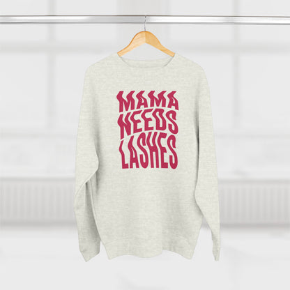 Mama Needs Lashes | Unisex Crewneck Sweatshirt