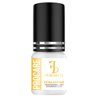 ProCare Professional Eyelash Extension Glue – 1–2s Dry Time, 8-Week Retention, Waterproof, Black